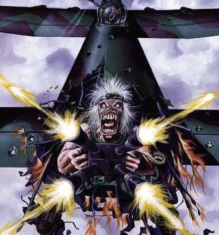 Album cover art for "Tailgunner" by Iron Maiden