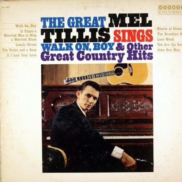 Album cover art for "Walk On Boy" by Mel Tillis