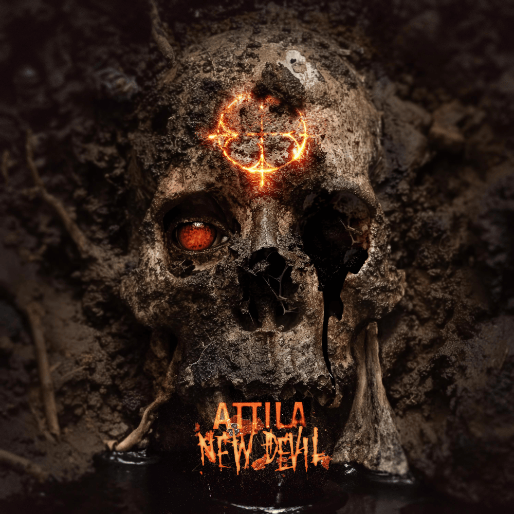 Album cover art for "New Devil" by Attila & Dickie Allen