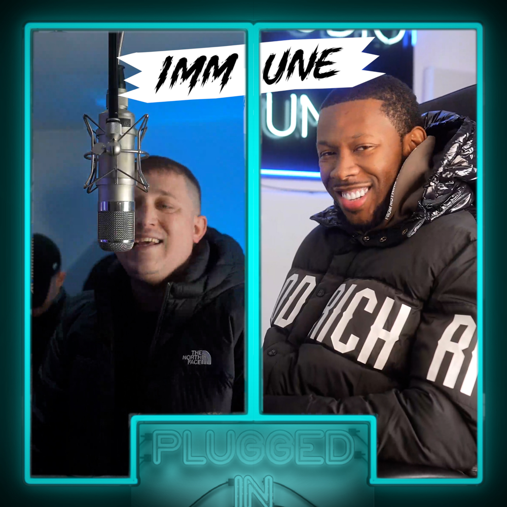 Album cover art for "Immune x Fumez The Engineer - Plugged In" by Fumez The Engineer