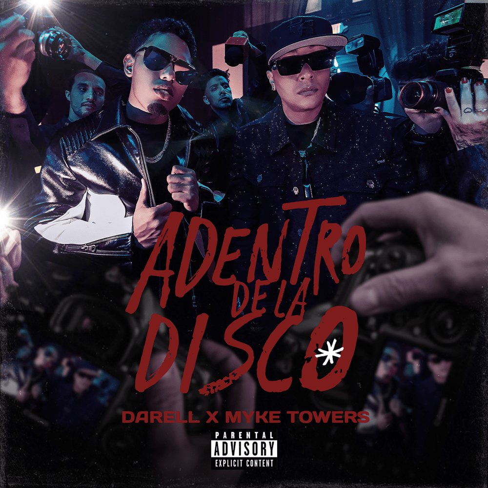 Album cover art for "Adentro de la Disco" by Darell & Myke Towers