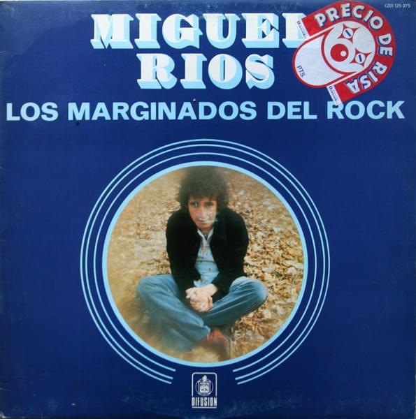 Album cover art for "Los marginados del rock" by Miguel Ríos