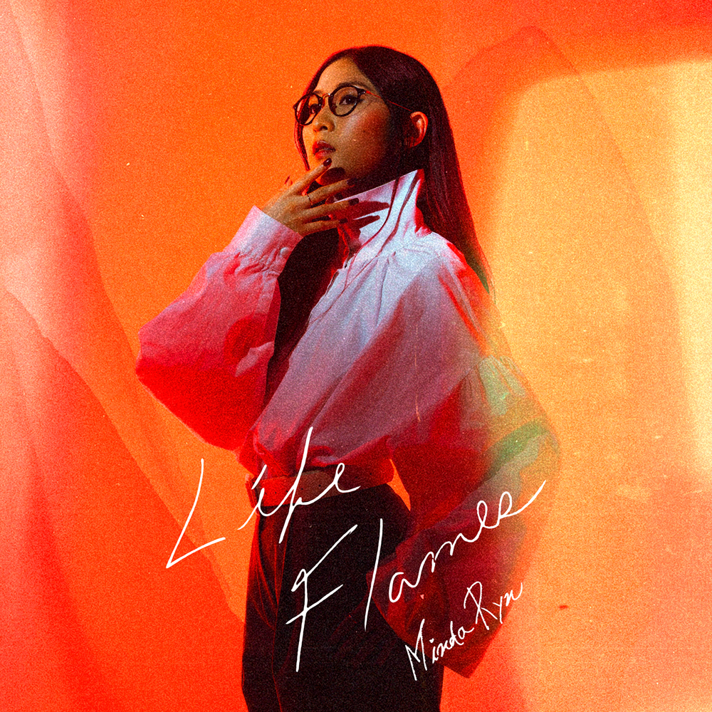 Album cover art for "Like Flames" by MindaRyn
