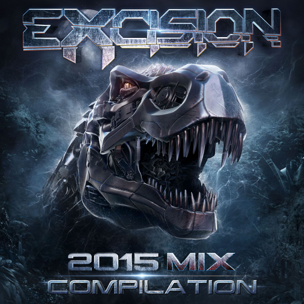 Album cover art for "Again & Again" by Excision & Matt Rose
