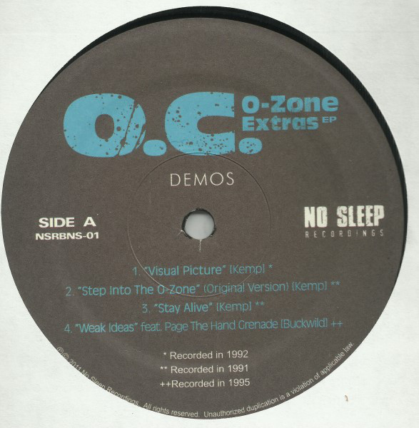 Album cover art for "Visual Picture" by O.C.