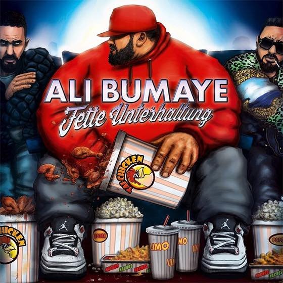 Album cover art for "Zu Fett" by Ali Bumaye