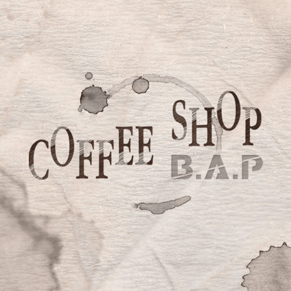 Album cover art for "Coffee Shop" by B.A.P (Best Absolute Perfect)