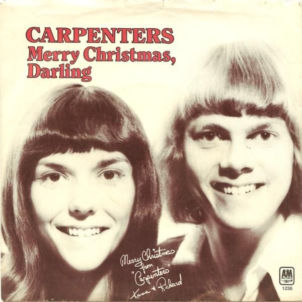 Album cover art for "Merry Christmas, Darling" by Carpenters