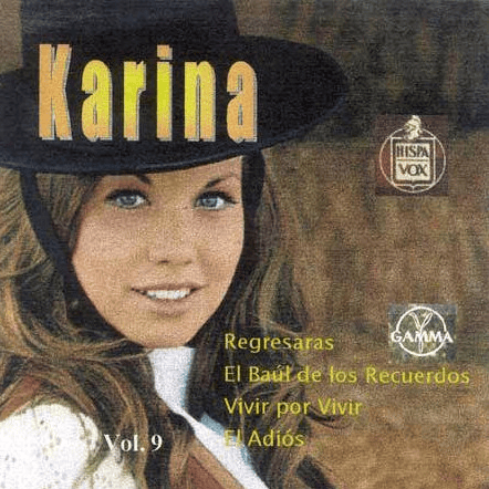 Album cover art for "El Adiós" by Karina (ESP)