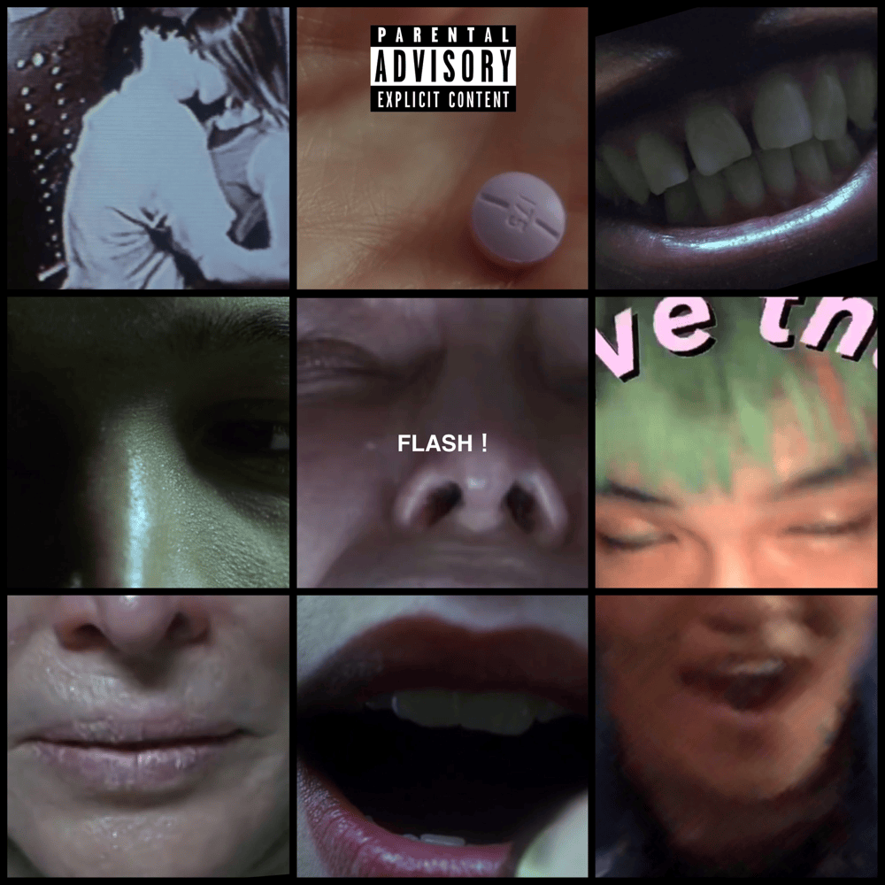 Album cover art for "FLASH!" by LEX (JPN) & Hezron