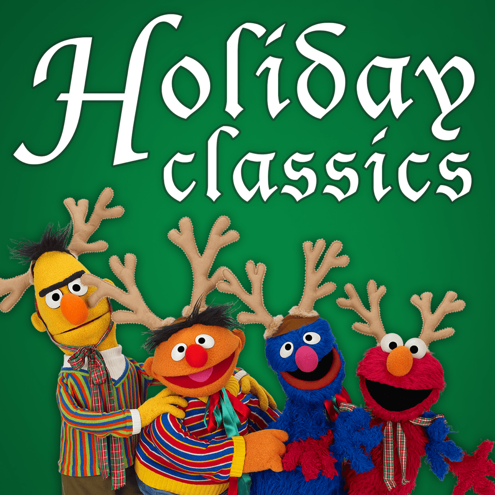 Album cover art for "We Wish You a Merry Christmas" by The Sesame Street Cast