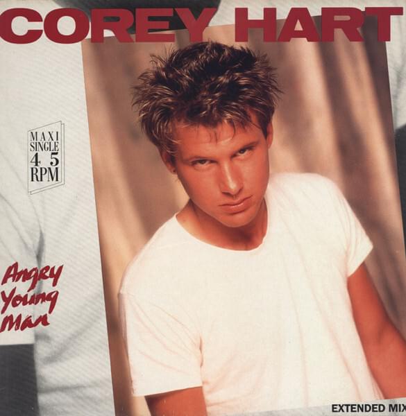 Album cover art for "Angry Young Man" by Corey Hart