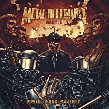 Album cover art for "Bound by Silence" by Metal Allegiance & John Bush
