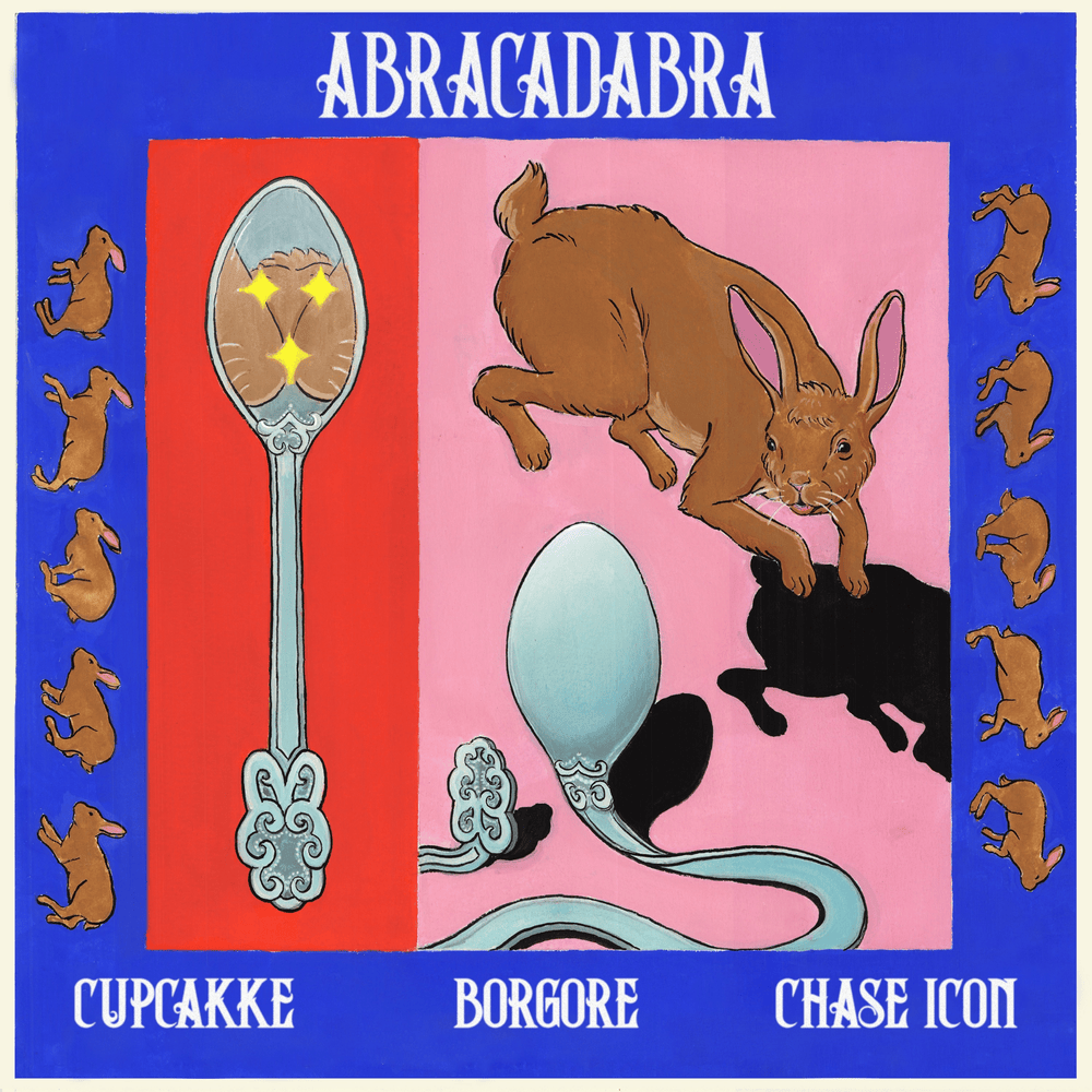 Album cover art for "ABRACADABRA" by Borgore