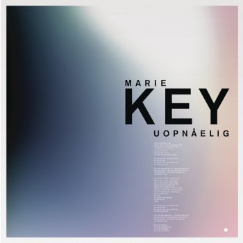 Album cover art for "Uopnåelig" by Marie Key