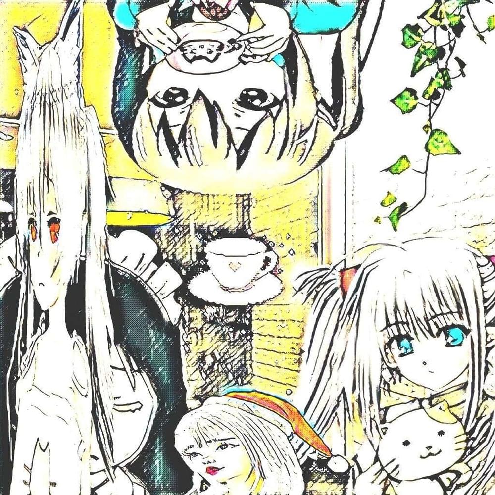 Album cover art for "Maid Cafe" by Sunshine Christo & 7Nightz #cc