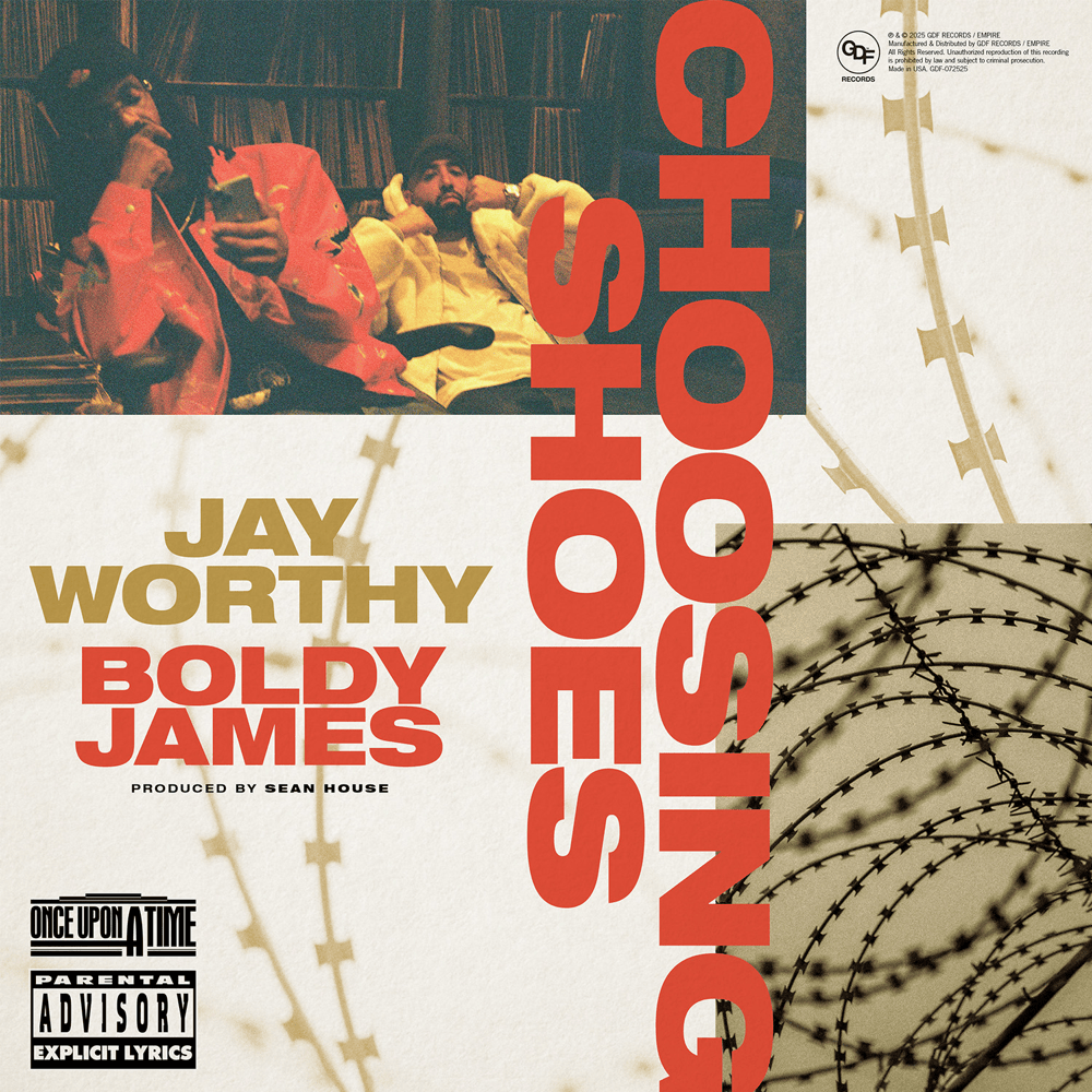 Album cover art for "Choosing Shoes" by Jay Worthy