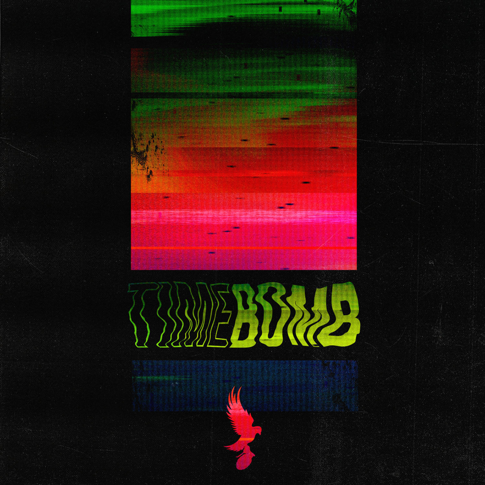 Album cover art for "Time Bomb" by Hollywood Undead