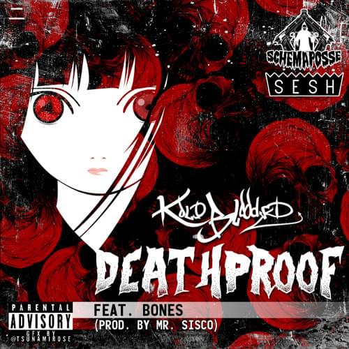 Album cover art for "DeathProof" by Kold-Blooded & BONES