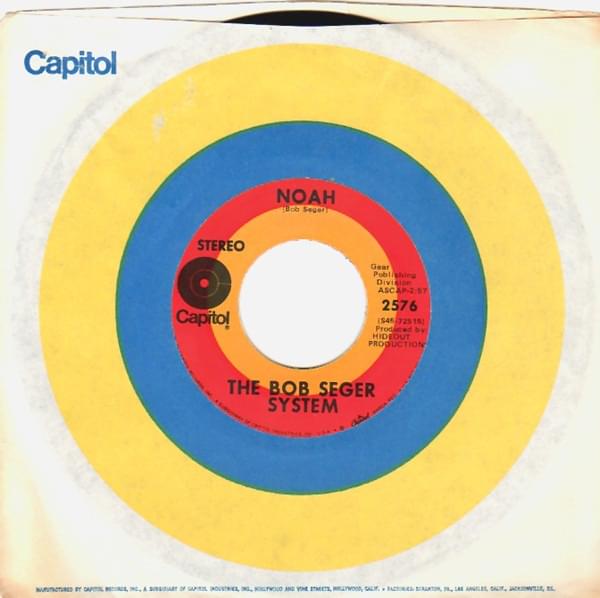 Album cover art for "Noah" by Bob Seger
