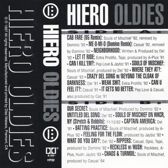 Cover image for Hiero Oldies (Cassette)
