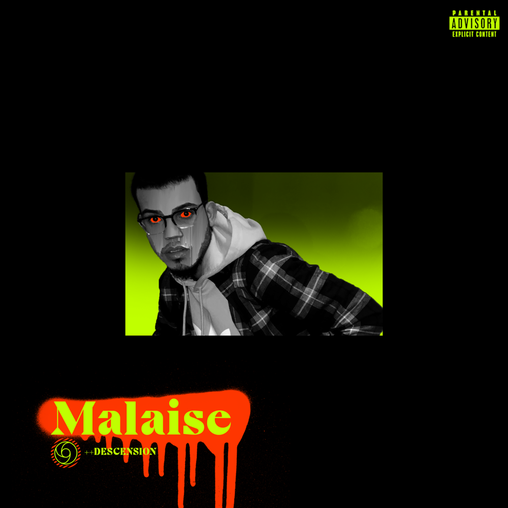 Album cover art for "Malaise" by pdr dax & Lil aspen & BZARGOODBOY