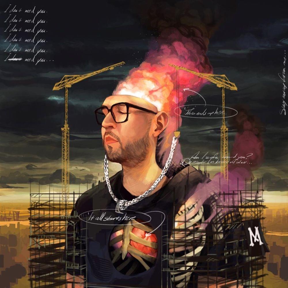 Album cover art for "I DON’T NEED YOU (DEMO).wav" by Andy Mineo