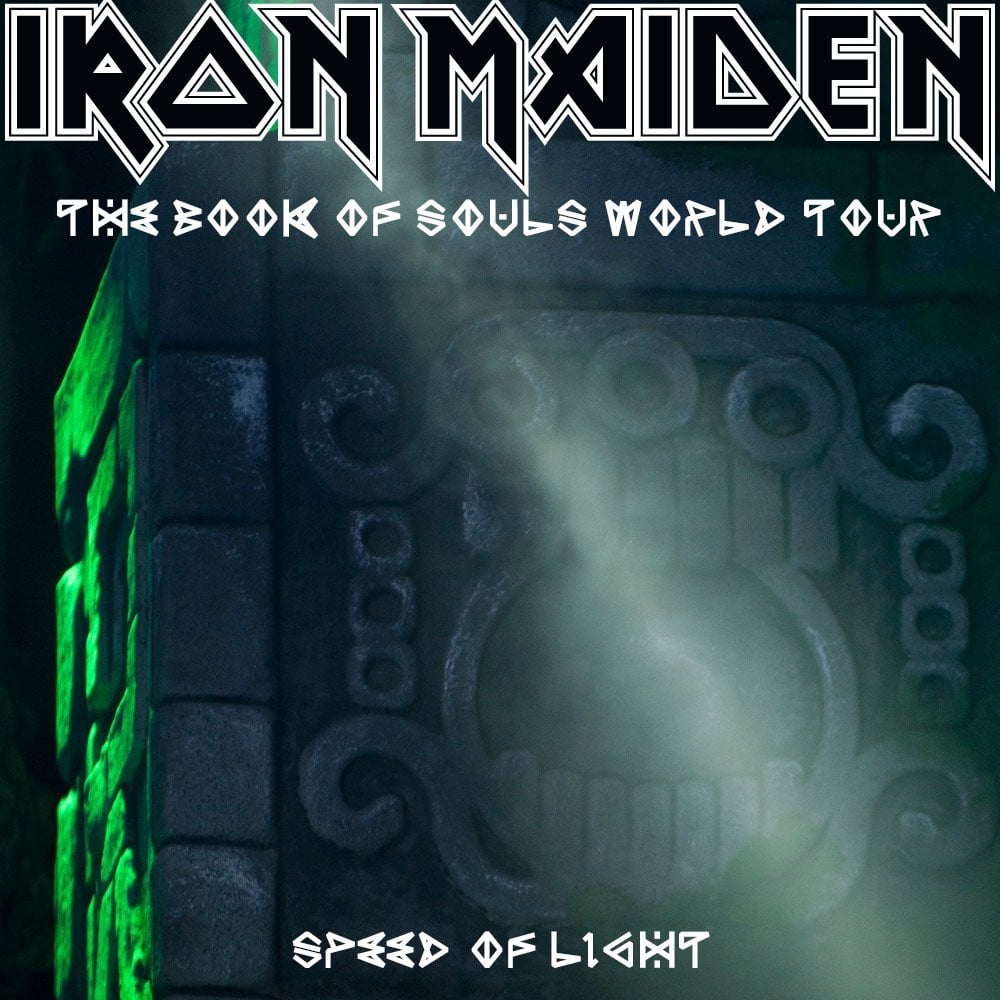 Album cover art for "Speed of Light" by Iron Maiden