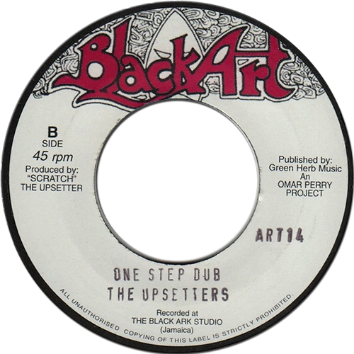 Album cover art for "One Step Dub" by The Upsetters
