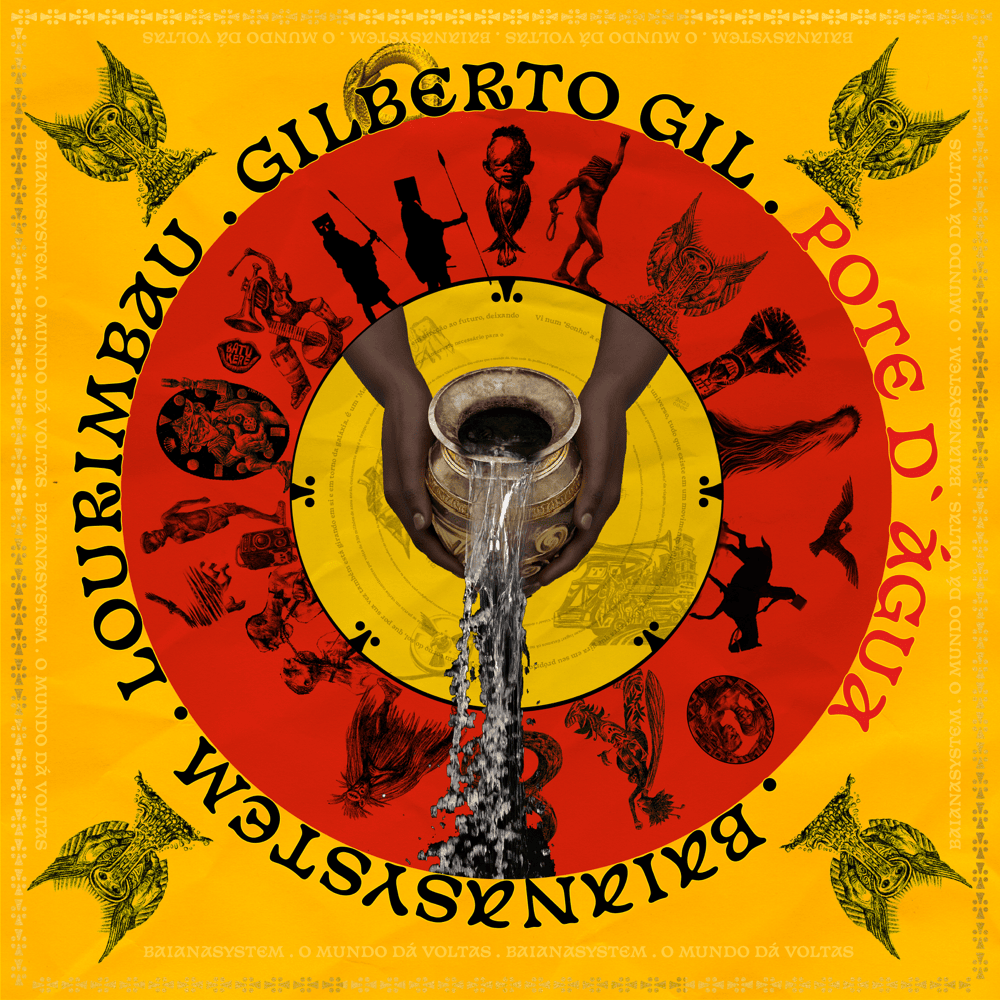 Album cover art for "Pote d’Água" by BaianaSystem & Gilberto Gil