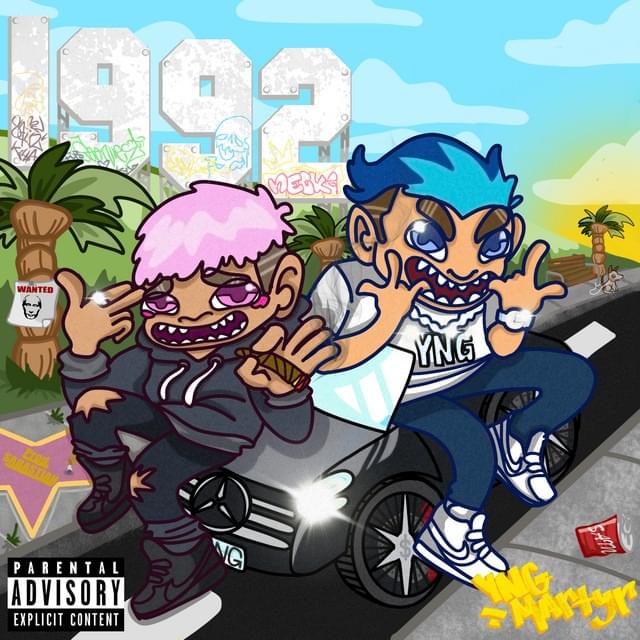 Album cover art for "1992" by YNG Martyr