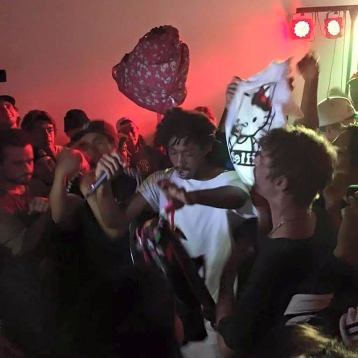 Album cover art for "GOIN HAM INNA CLUB" by Lil Tracy