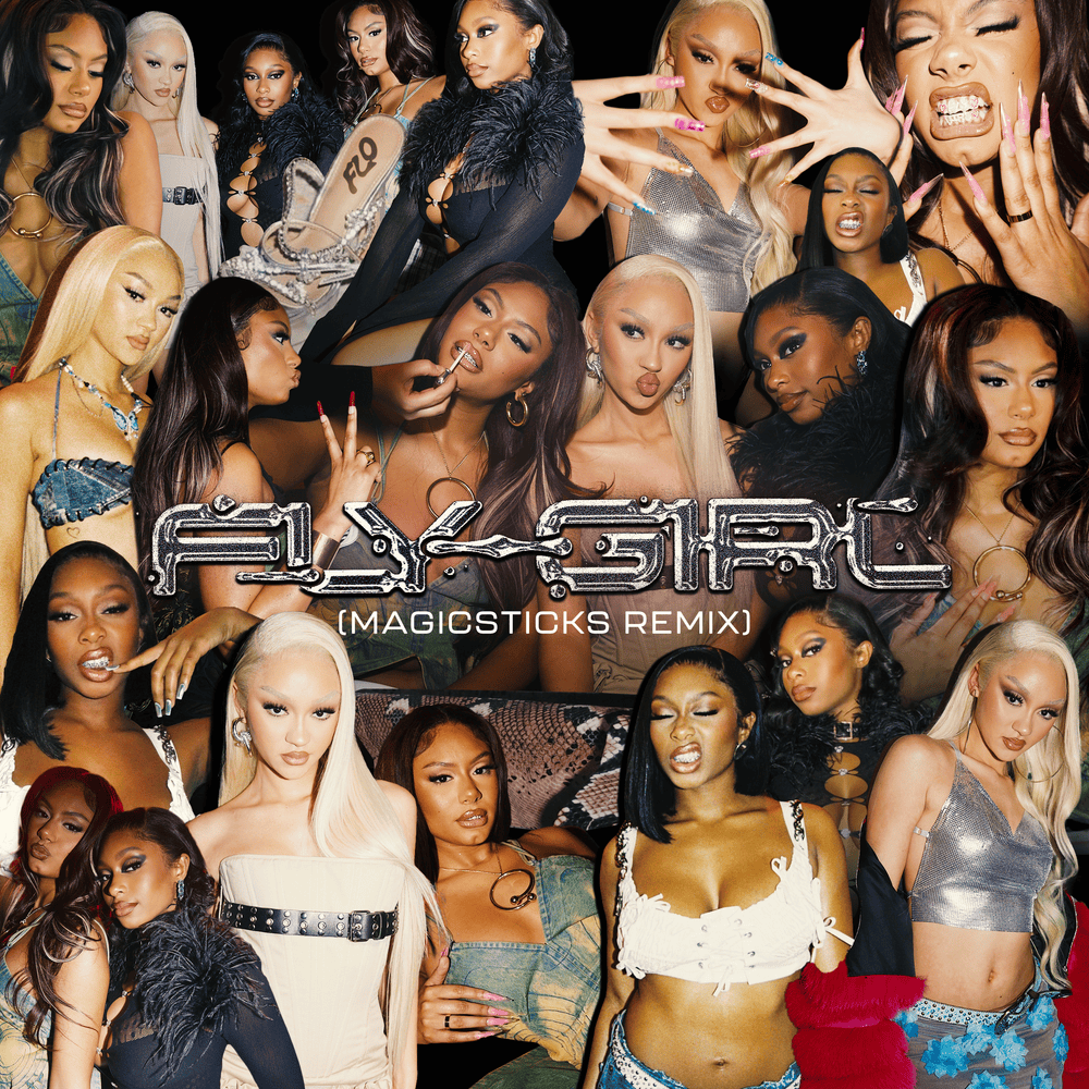 Album cover art for "Fly Girl (Magicsticks Remix)" by FLO
