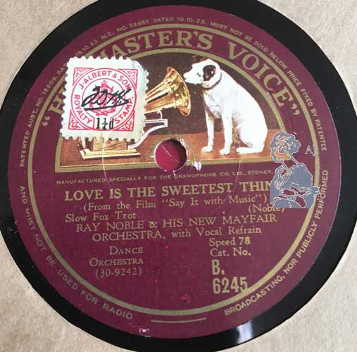 Love Is The Sweetest Thing by Al Bowlly