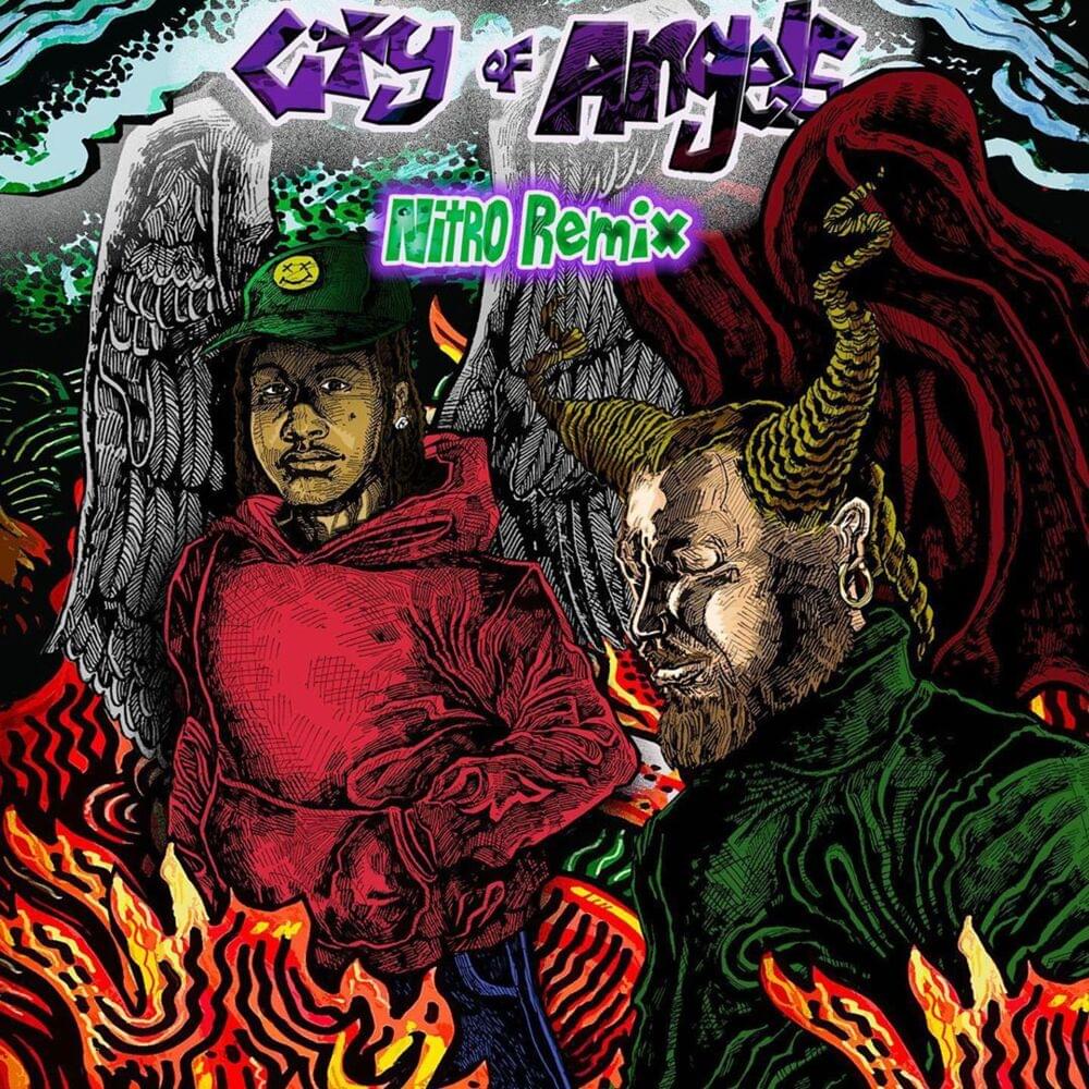Album cover art for "City of Angels (Nitro Remix)" by 24kGoldn & Nitro