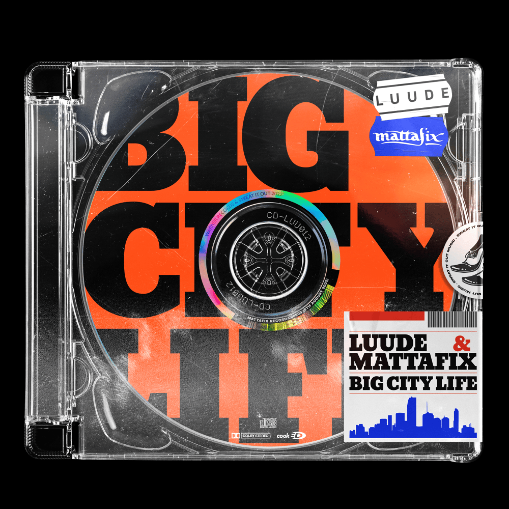 Album cover art for "Big City Life" by Luude