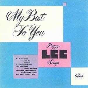 Album cover art for "Swing Low Sweet Chariot" by Peggy Lee