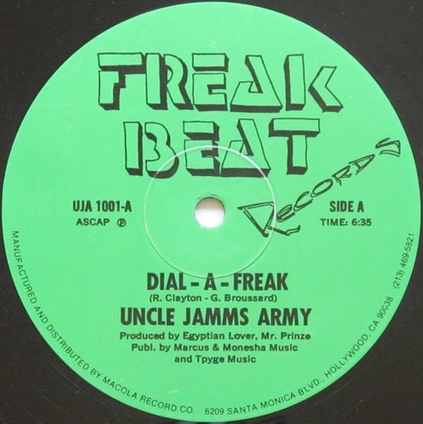 Album cover art for "Dial-A-Freak" by Uncle Jamm’s Army