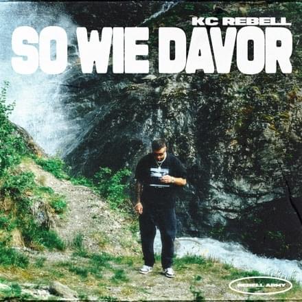 Album cover art for "So wie davor" by KC Rebell