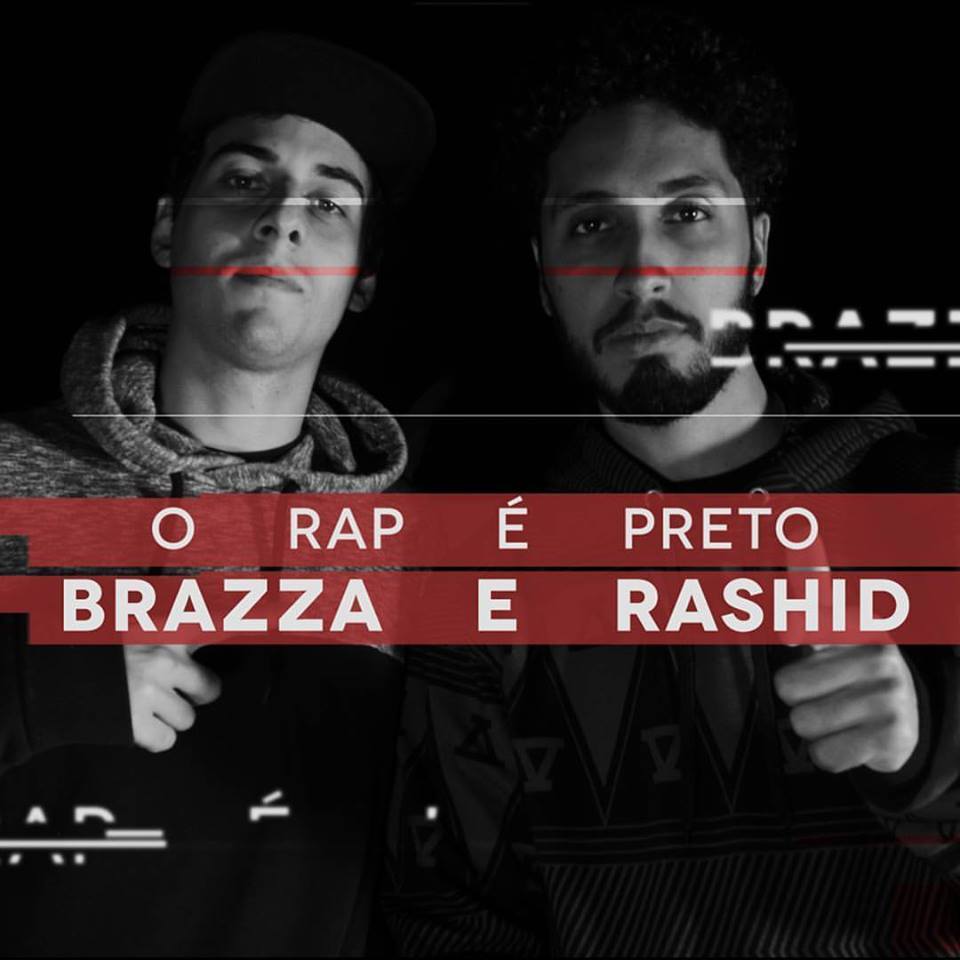 Album cover art for "O Rap é Preto" by Fabio Brazza & Rashid