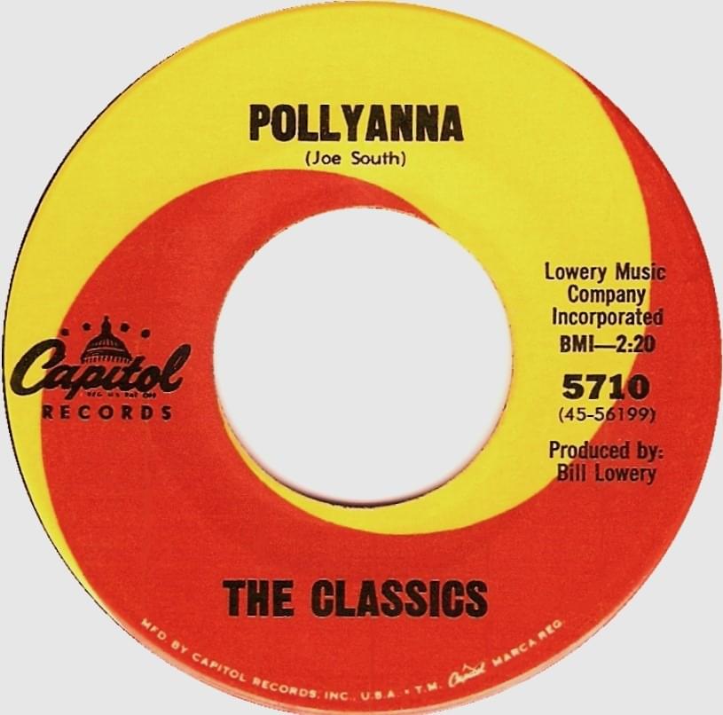 Album cover art for "Pollyanna" by Classics IV (The Classics)