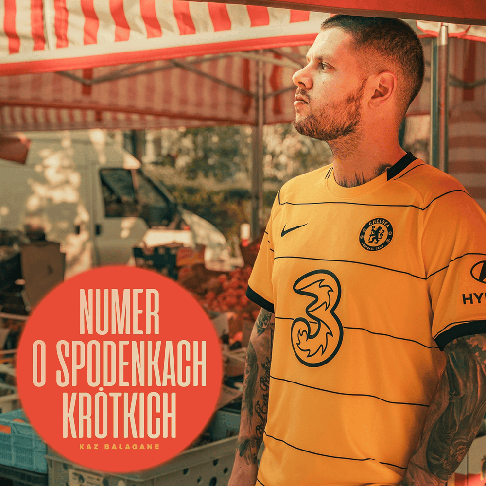 Album cover art for "Numer o spodenkach krótkich" by Kaz Bałagane