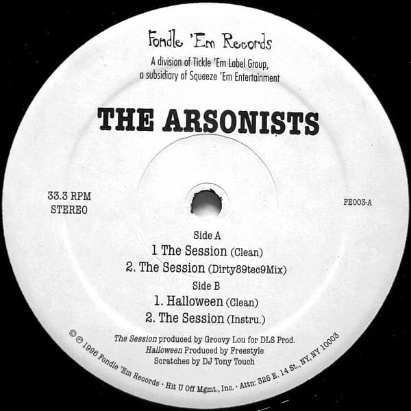 Album cover art for "The Session (Clean)" by Arsonists