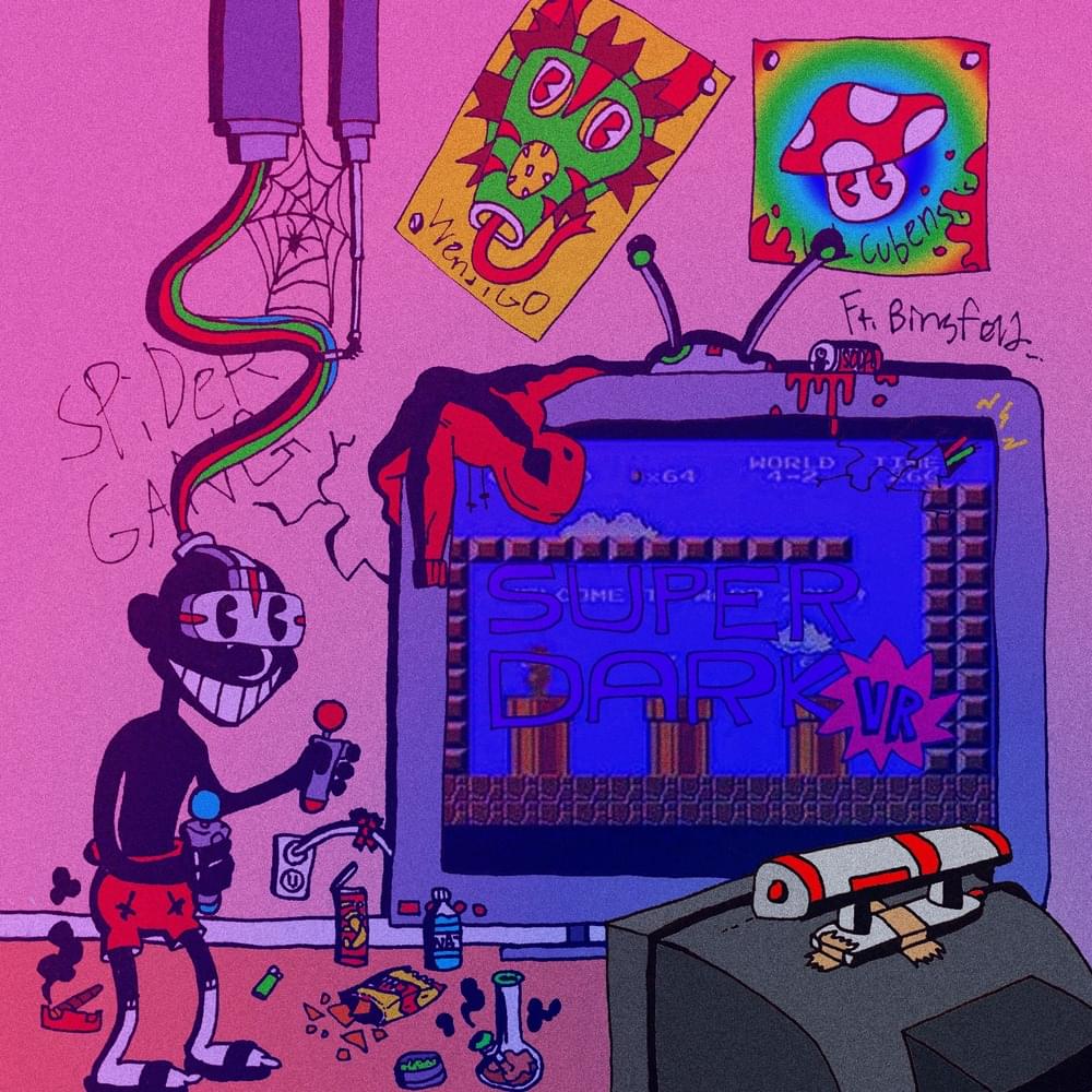 Album cover art for "BONUS LEVEL" by Lil Darkie