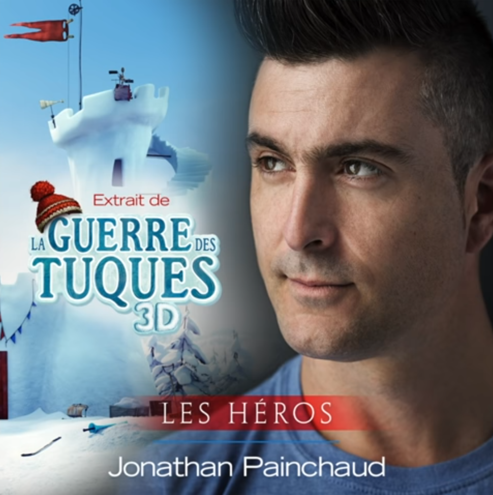 Album cover art for "Les héros" by Jonathan Painchaud