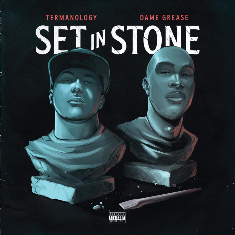 Album cover art for "Set In Stone" by Termanology & Method Man