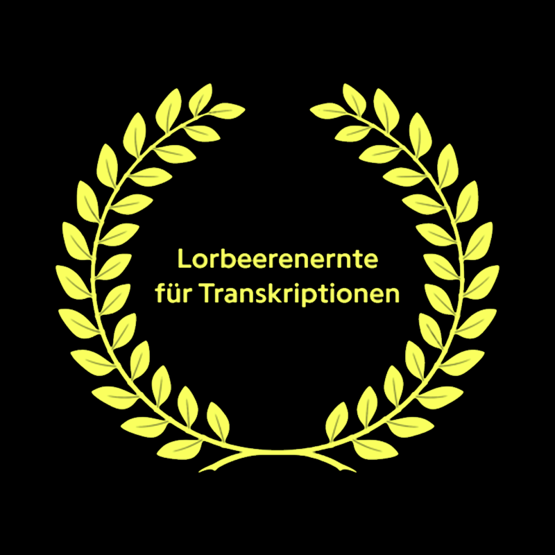 Cover image for Lorbeerenernte für Transkriptionen