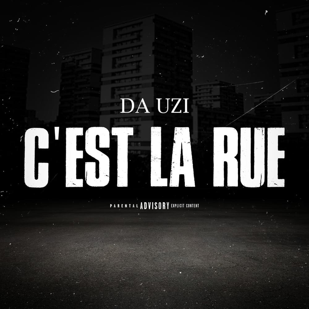 Album cover art for "C’est la rue" by DA Uzi