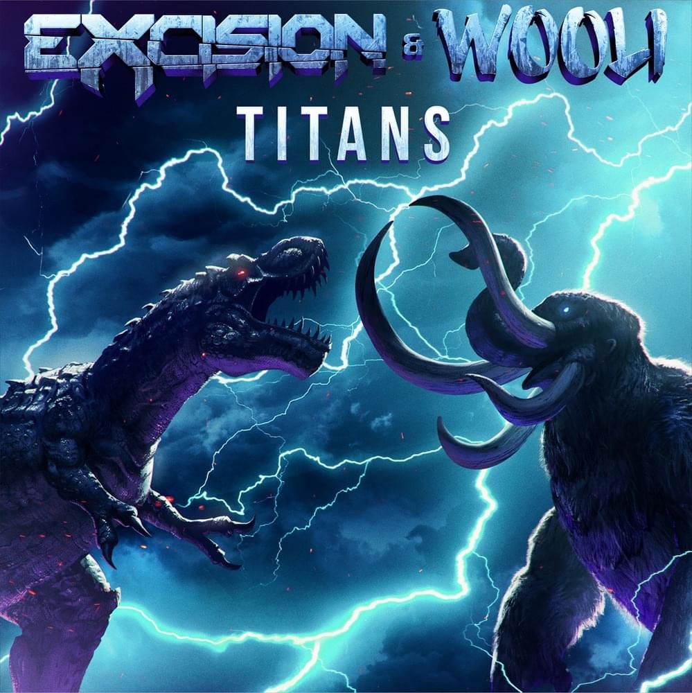 Album cover art for "Titans" by Excision