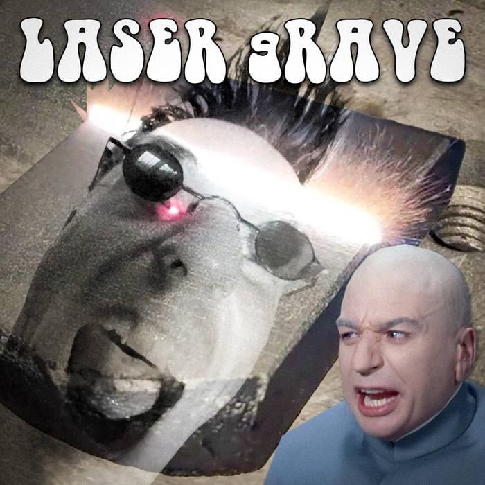 Album cover art for "Laser Grave" by Venjent